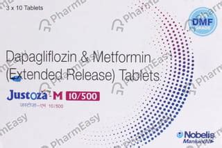Justoza M 10/500mg Strip Of 10 Tablets .